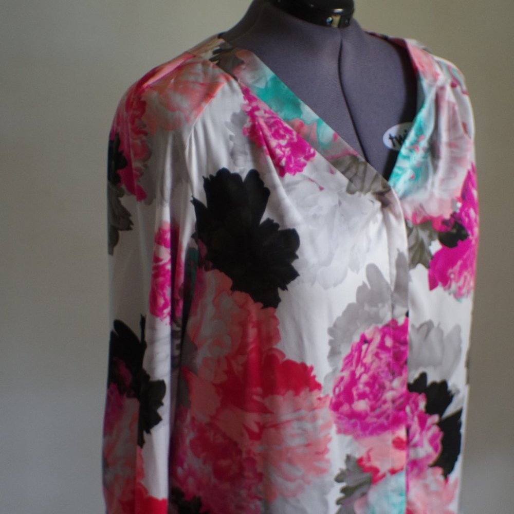 Worthington Floral Button Down 3x